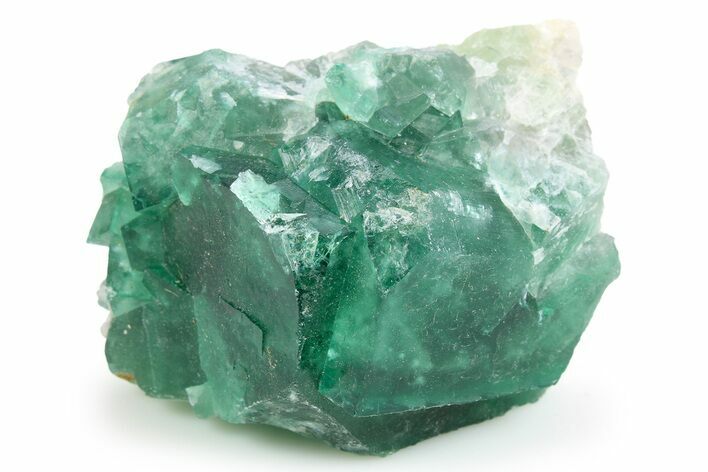 Green, Fluorescent, Cubic Fluorite Crystals - Madagascar #253594